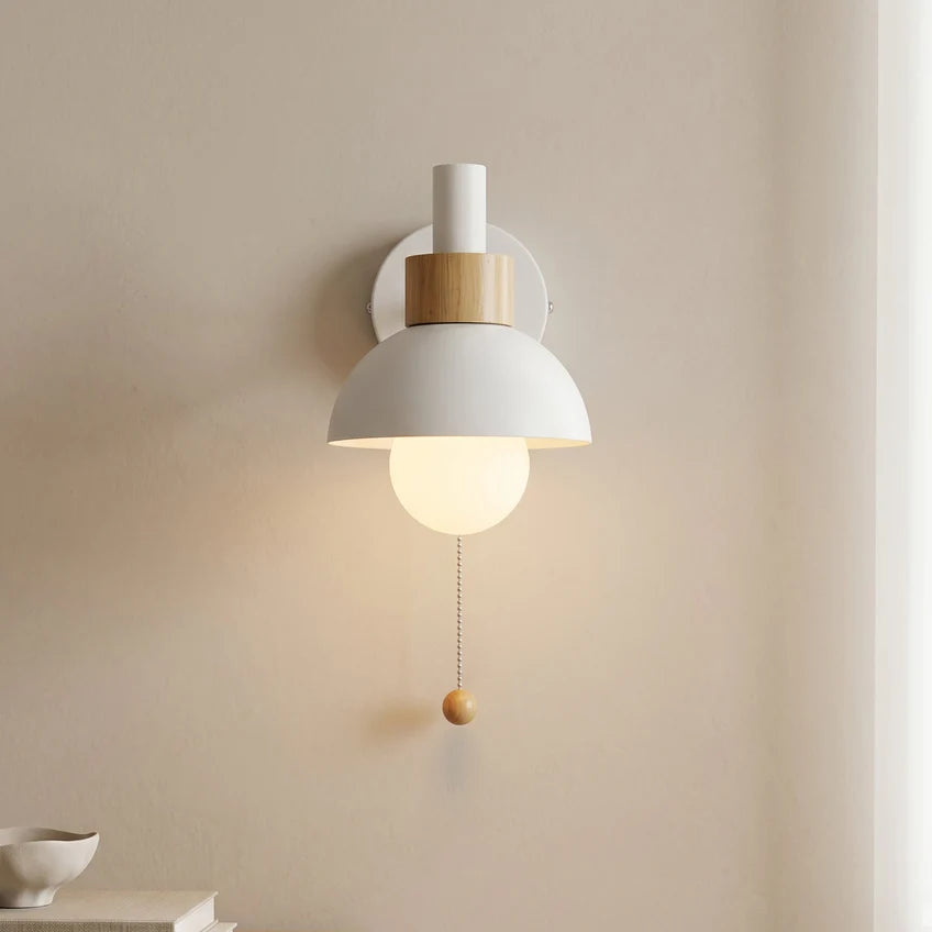 Pastel Pull Switch Wall Sconce | 4 Colors | Qonforta
