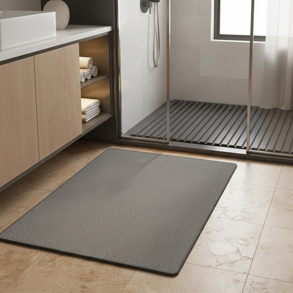 Premium Non-Slip Bathroom Rug | Absorbent Microfiber | Qonforta