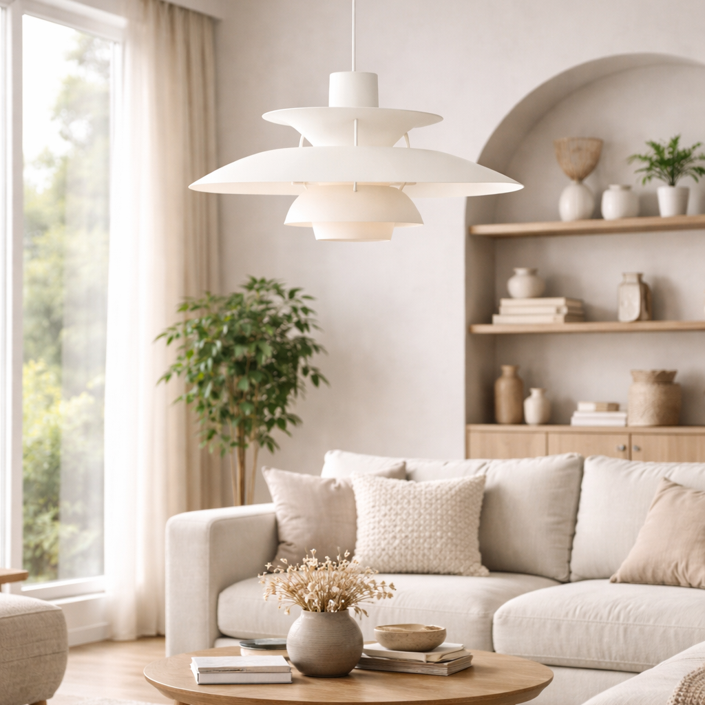 Saga Meerlaagse Metalen Hanglamp