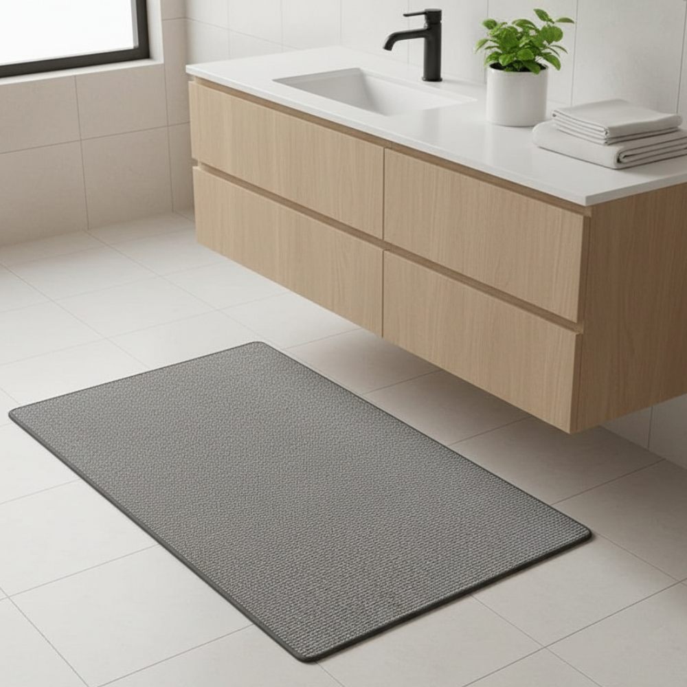 Premium Non-Slip Bathroom Rug | Absorbent Microfiber | Qonforta