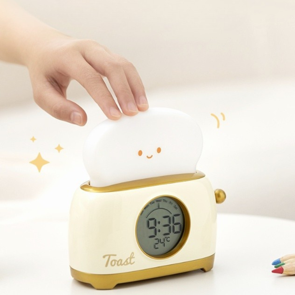 Kids Digital Alarm Clock | Night Light | Qonforta
