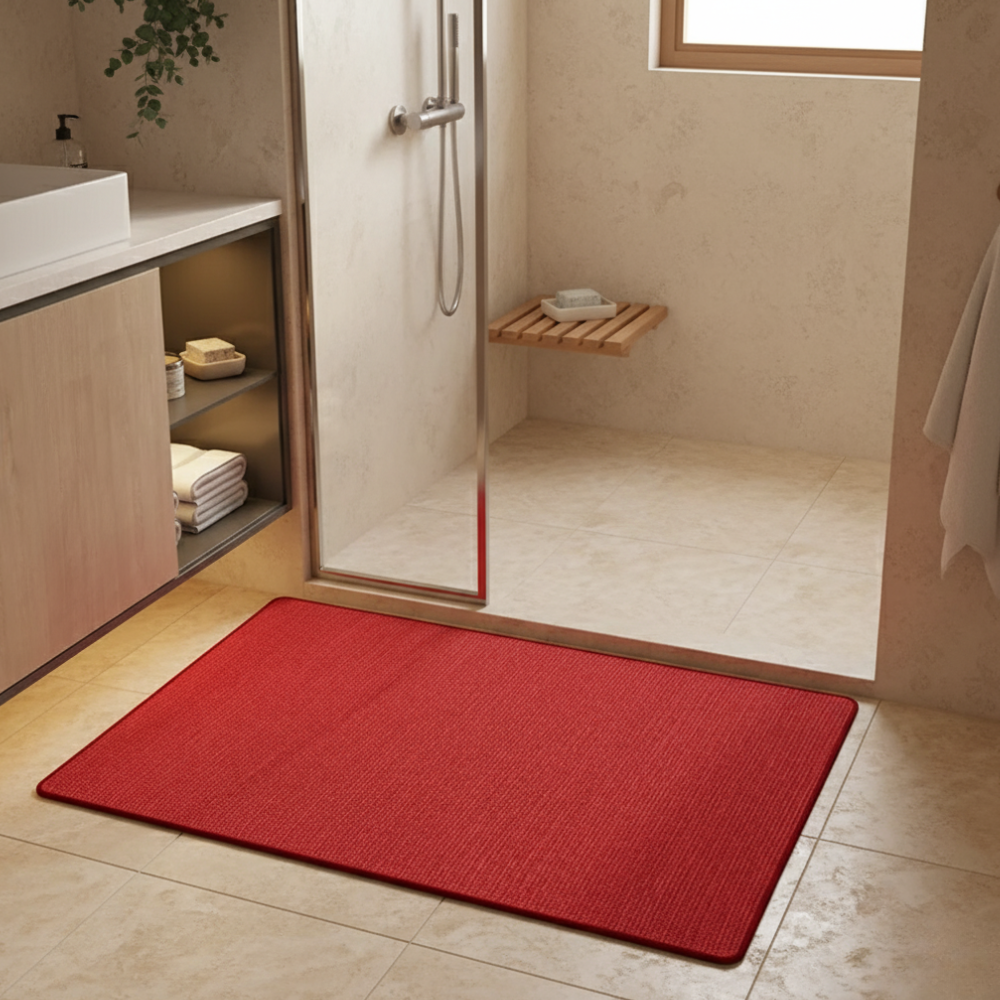Premium Non-Slip Bathroom Rug | Absorbent Microfiber | Qonforta