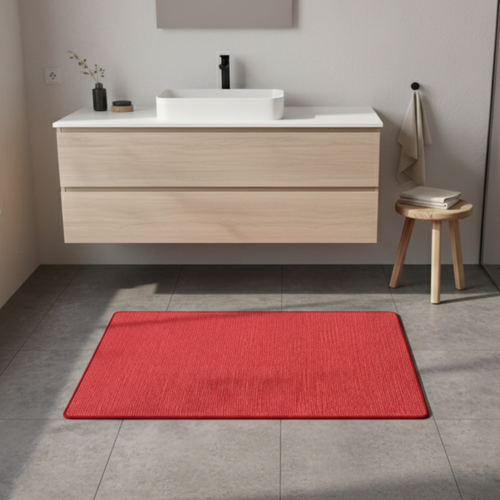 Premium Non-Slip Bathroom Rug | Absorbent Microfiber | Qonforta