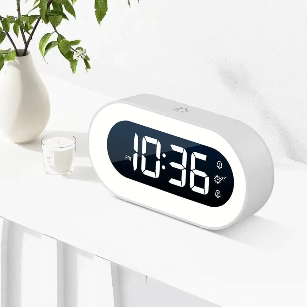 Sunrise Alarm Clock | Nature Sounds & Dimmable Light | Qonforta
