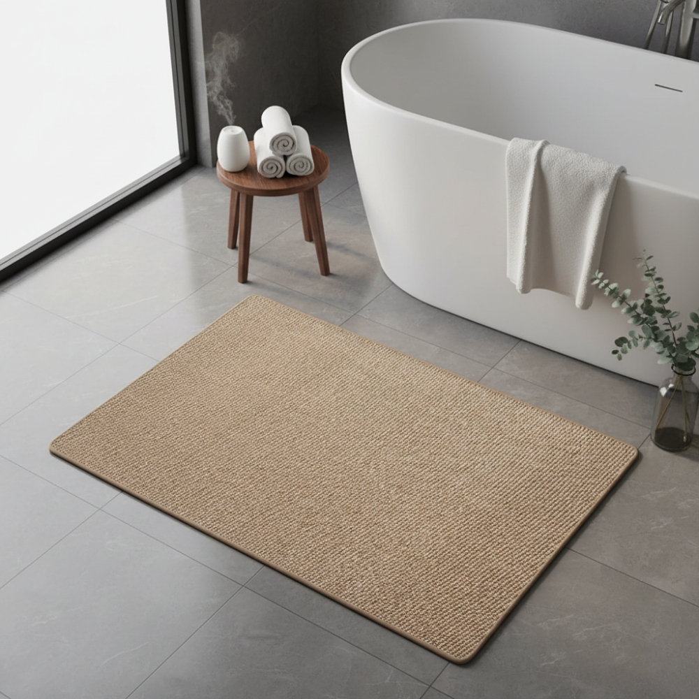 Premium Non-Slip Bathroom Rug | Absorbent Microfiber | Qonforta