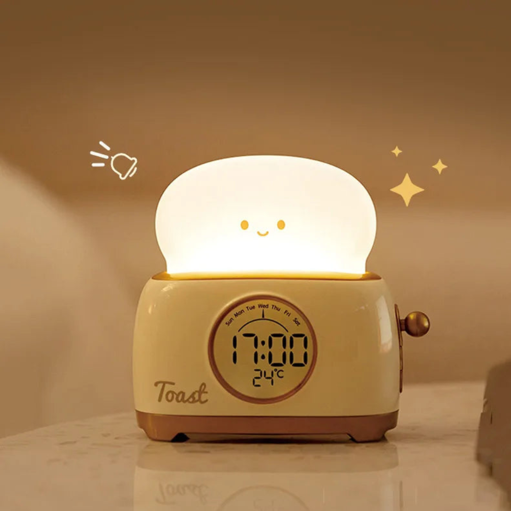 Kids Digital Alarm Clock | Night Light | Qonforta