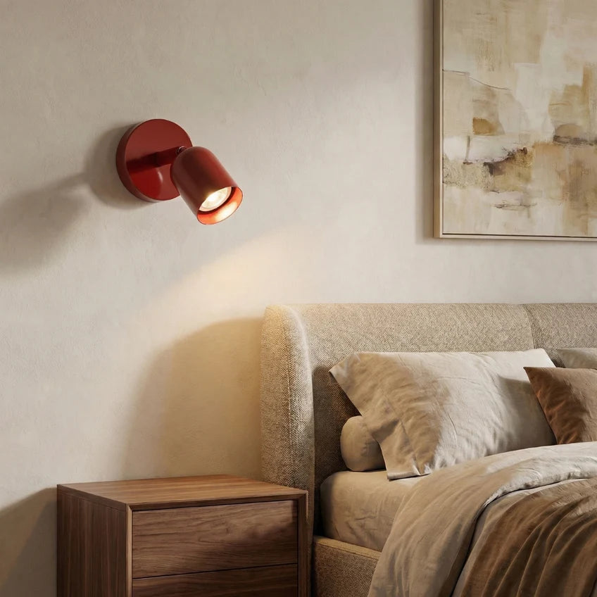 Rotatable Spotlight Wall Sconce | 5 Colors & 3 Light Modes | Qonforta