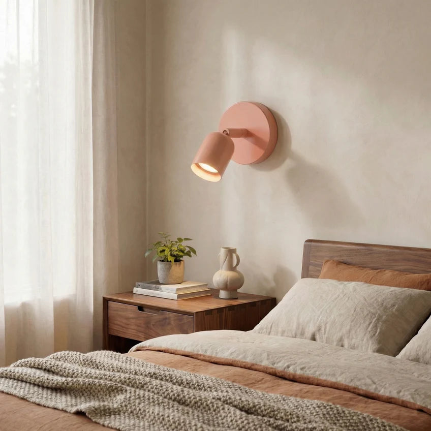 Rotatable Spotlight Wall Sconce | 5 Colors & 3 Light Modes | Qonforta