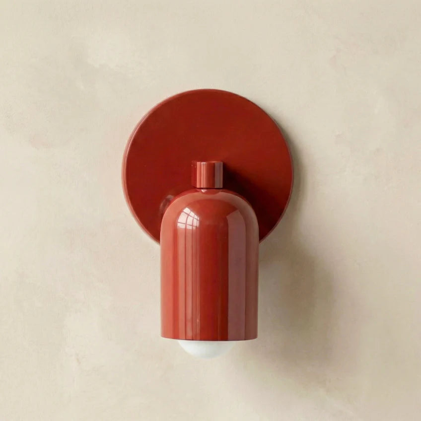 Modern Iron LED Wall Sconce | 5 Colors | Qonforta