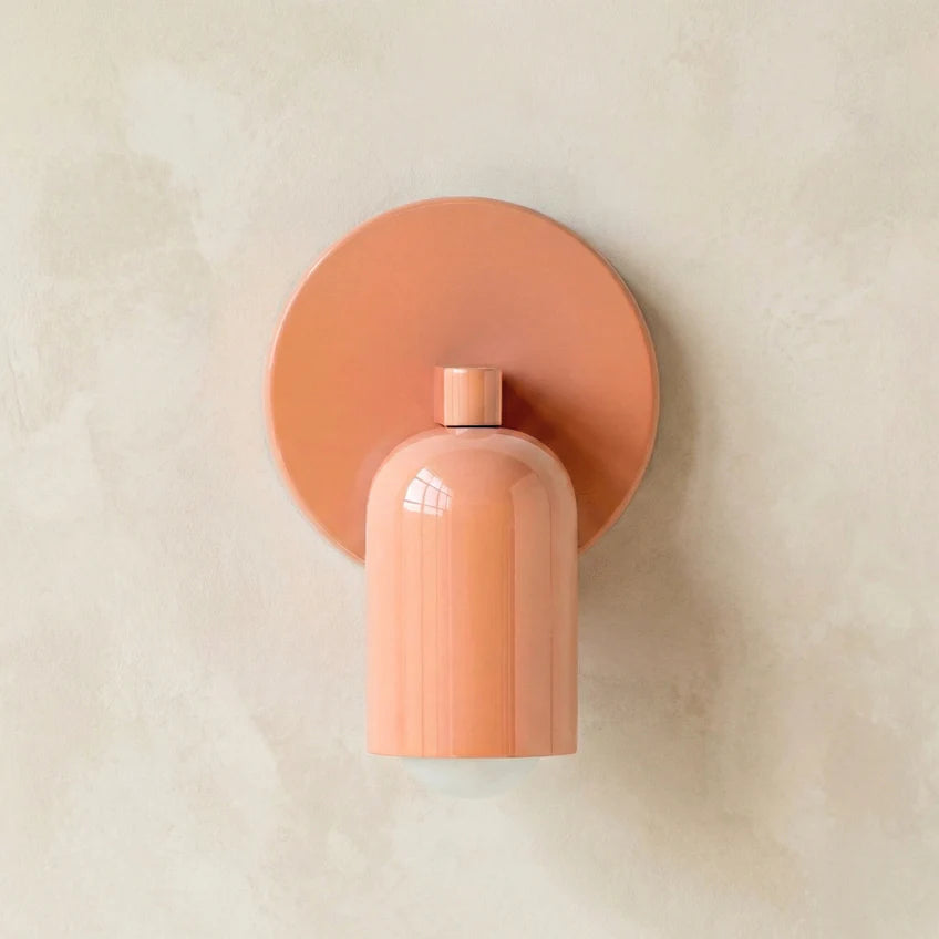 Modern Iron LED Wall Sconce | 5 Colors | Qonforta