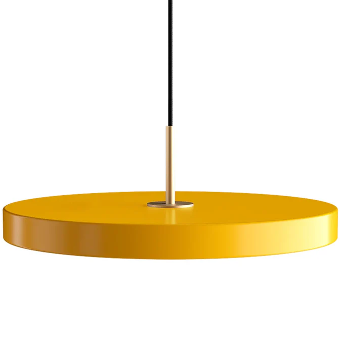 Dimmable Metal Disc LED Pendant Light | 6 Colors | Qonforta