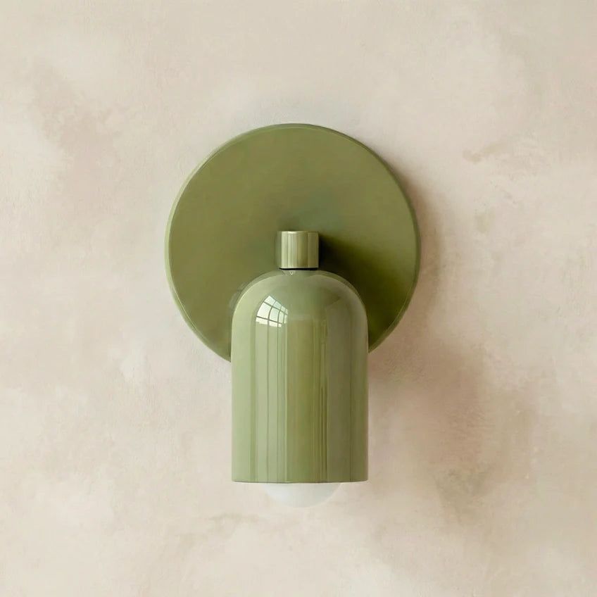 Modern Iron LED Wall Sconce | 5 Colors | Qonforta