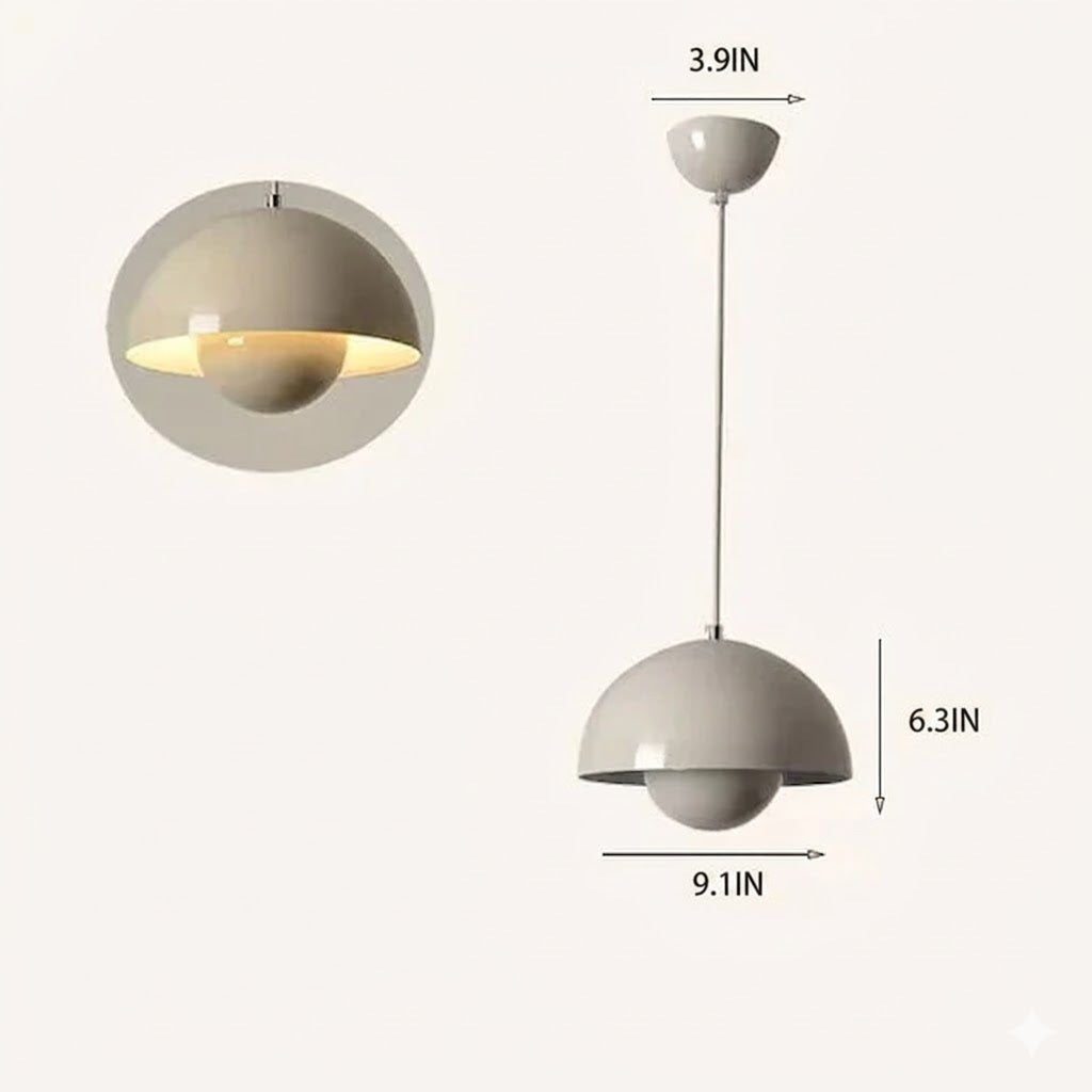 Mushroom Pendant Light | 7 Colors 2 Light Modes | Qonforta