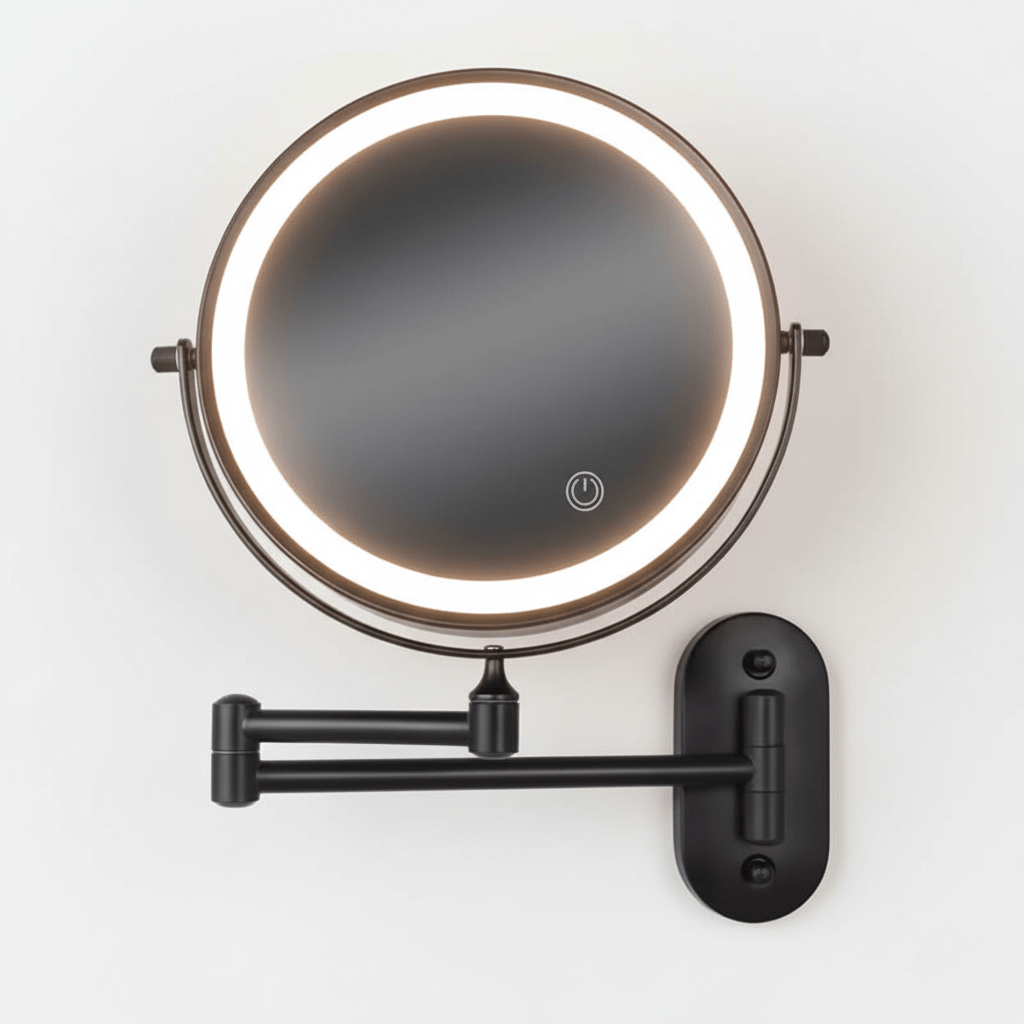 LED Magnifying Mirror Rechargeable | Touch Control Vanity Mirror | Qonforta