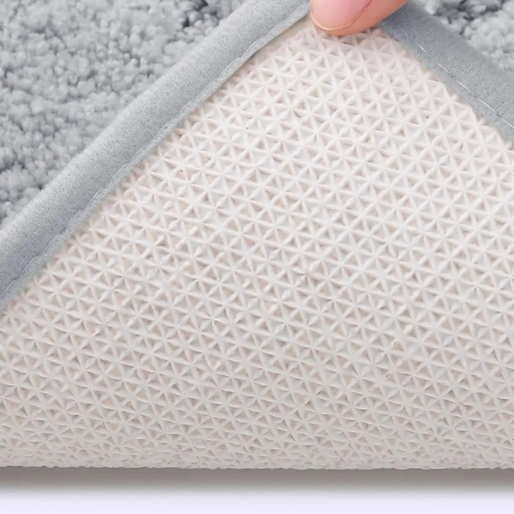 CloudStep Microfiber Bath Mat | Non-Slip TPR Backing | Qonforta