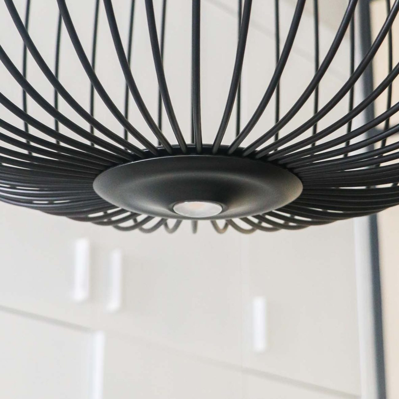 Wire Cage LED Pendant Light | 4 Colors | Qonforta