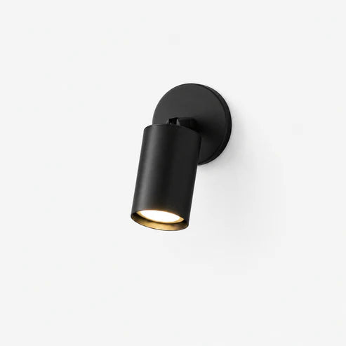 Rotatable Spotlight Wall Light | Brass & Matte Black | Qonforta