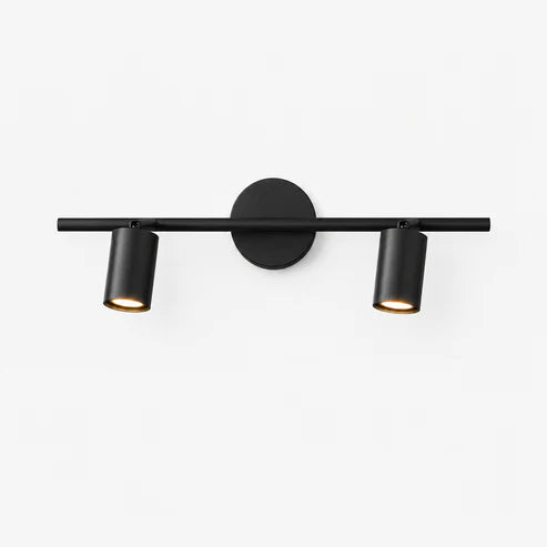 Rotatable Spotlight Wall Light | Brass & Matte Black | Qonforta