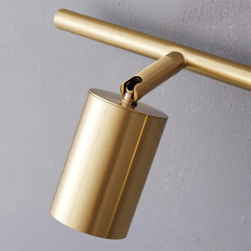 Rotatable Spotlight Wall Light | Brass & Matte Black | Qonforta