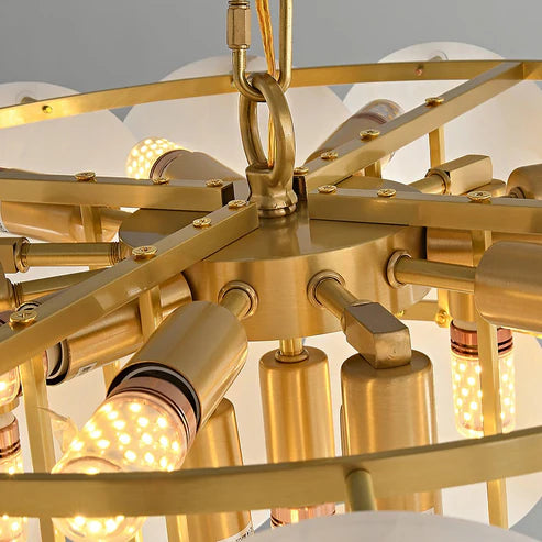 Alabaster Tiered Chandelier Multi-Layer – 6 Sizes | Qonforta