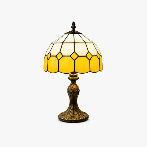Stained Glass Table Lamp Tiffany Style – 4 Colors | Qonforta