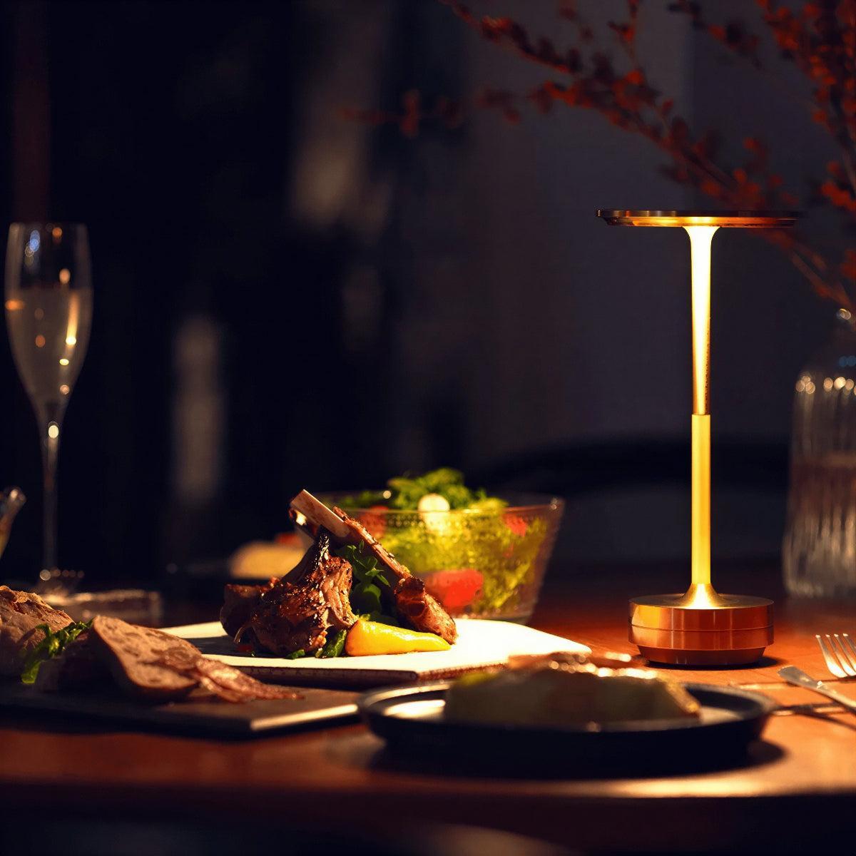 Cordless Table Lamp with Touch Dimming | Rechargeable LED | Qonforta
