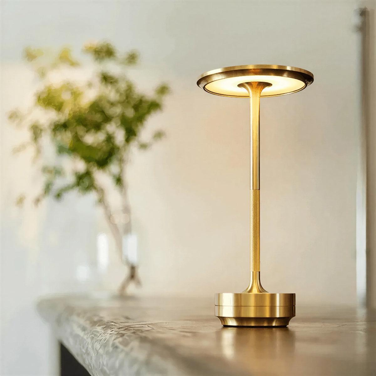 Cordless Table Lamp with Touch Dimming | Rechargeable LED | Qonforta