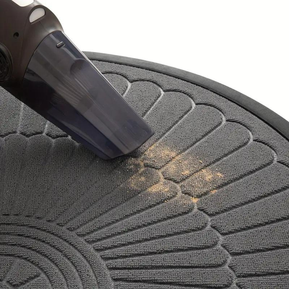 Curved Thread Doormat | Non-Slip Backing | Qonforta
