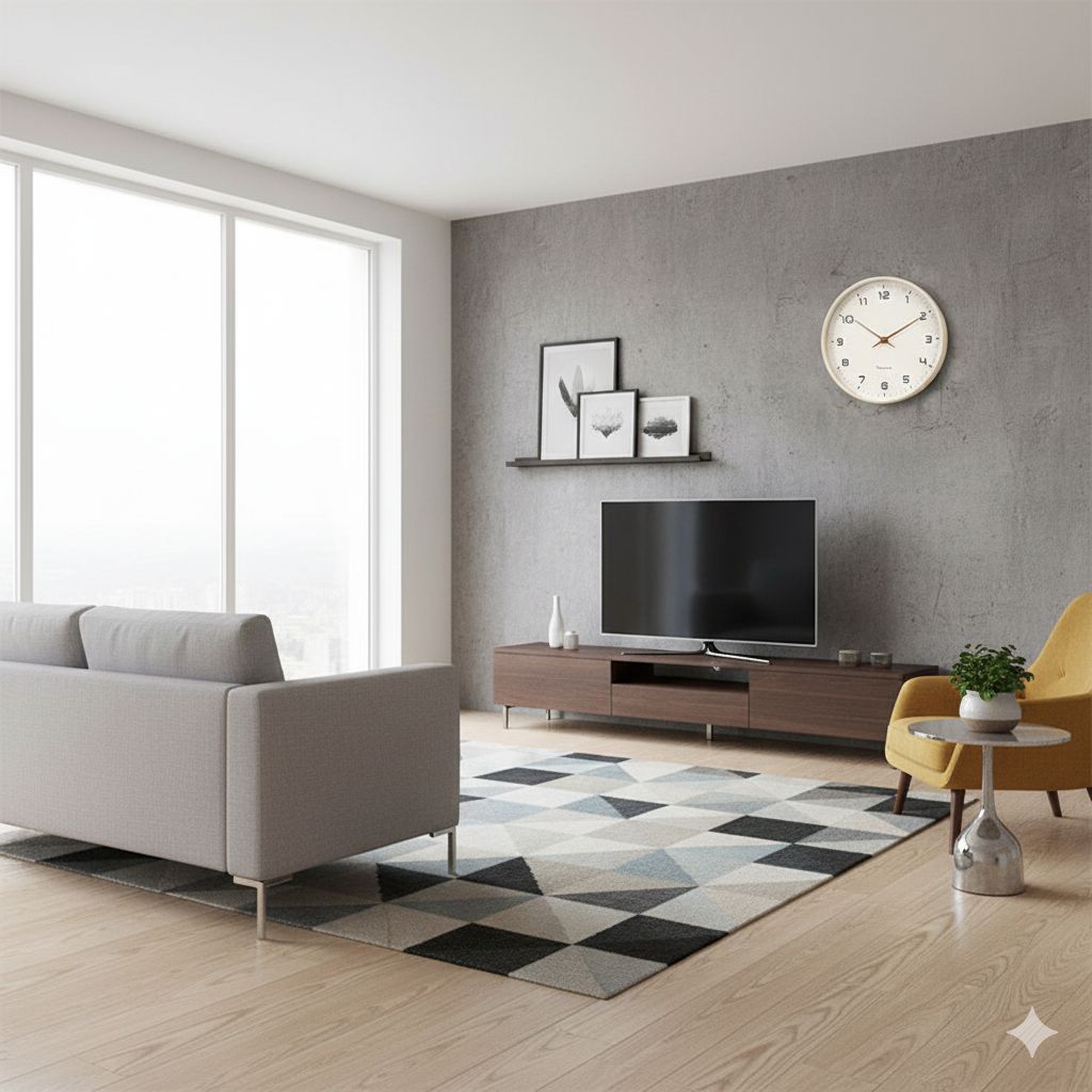 Wall Clock Solid Wood Scandinavian Minimalist | Silent Sweep Quartz | Qonforta