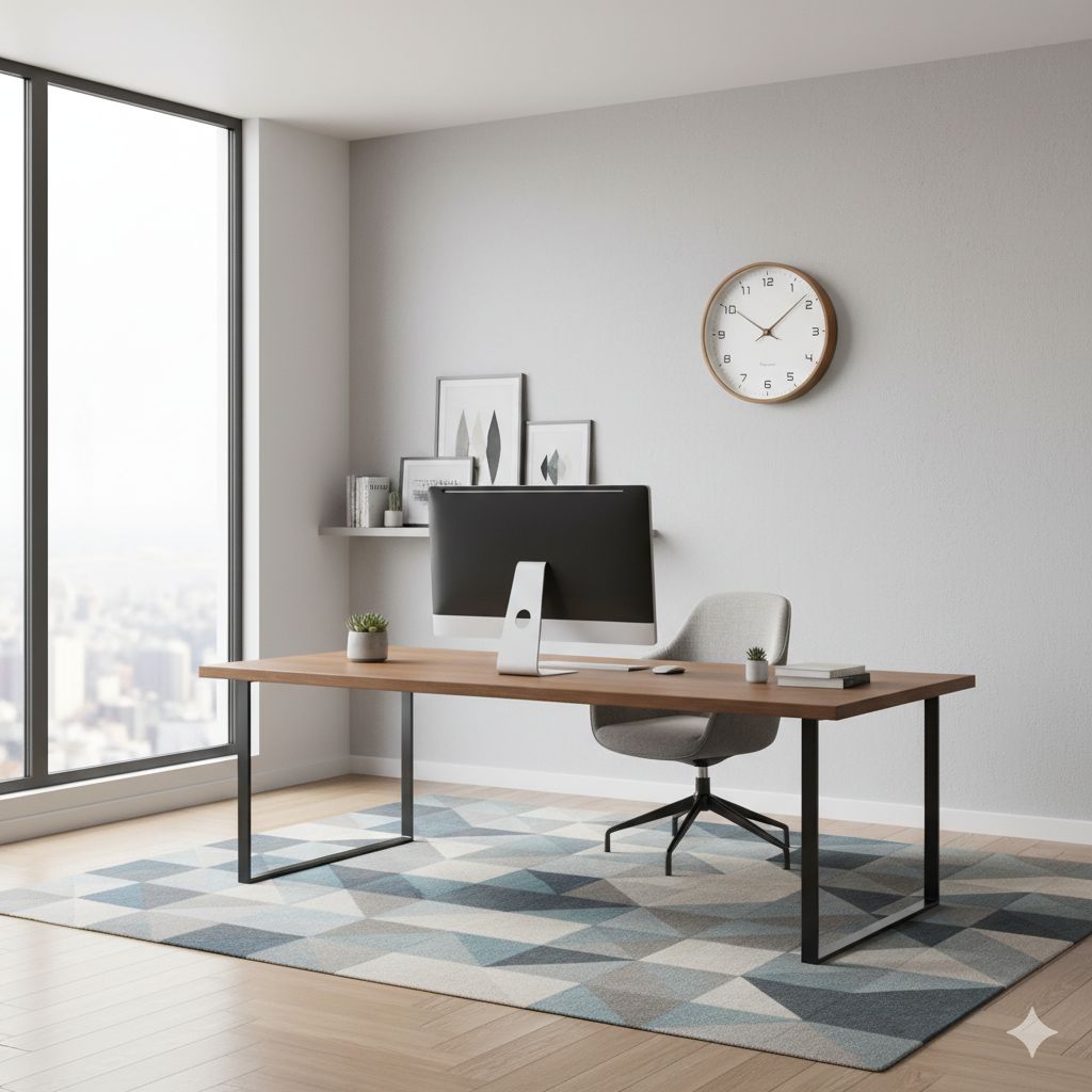 Wall Clock Solid Wood Scandinavian Minimalist | Silent Sweep Quartz | Qonforta