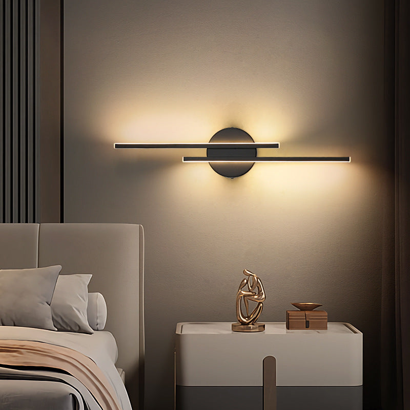 Nordic LED Wall Sconce | Adjustable Dimmable Wall Lamp | Qonforta