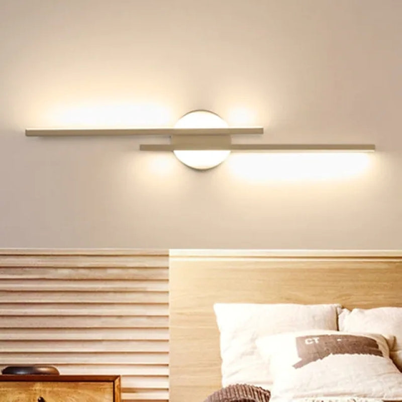Nordic LED Wall Sconce | Adjustable Dimmable Wall Lamp | Qonforta