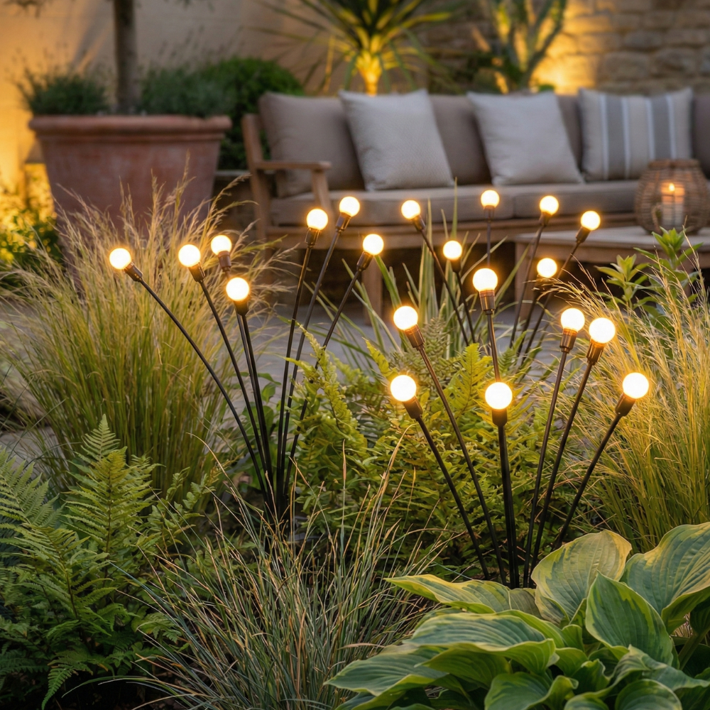 Solar Firefly Garden Lights | Waterproof LED | Qonforta