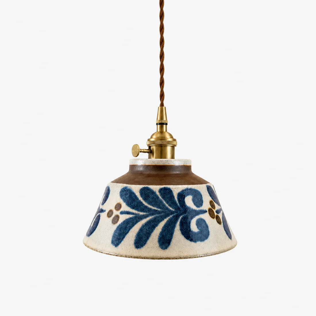 Vintage Ceramic Pendant Light | 3 Styles | Qonforta