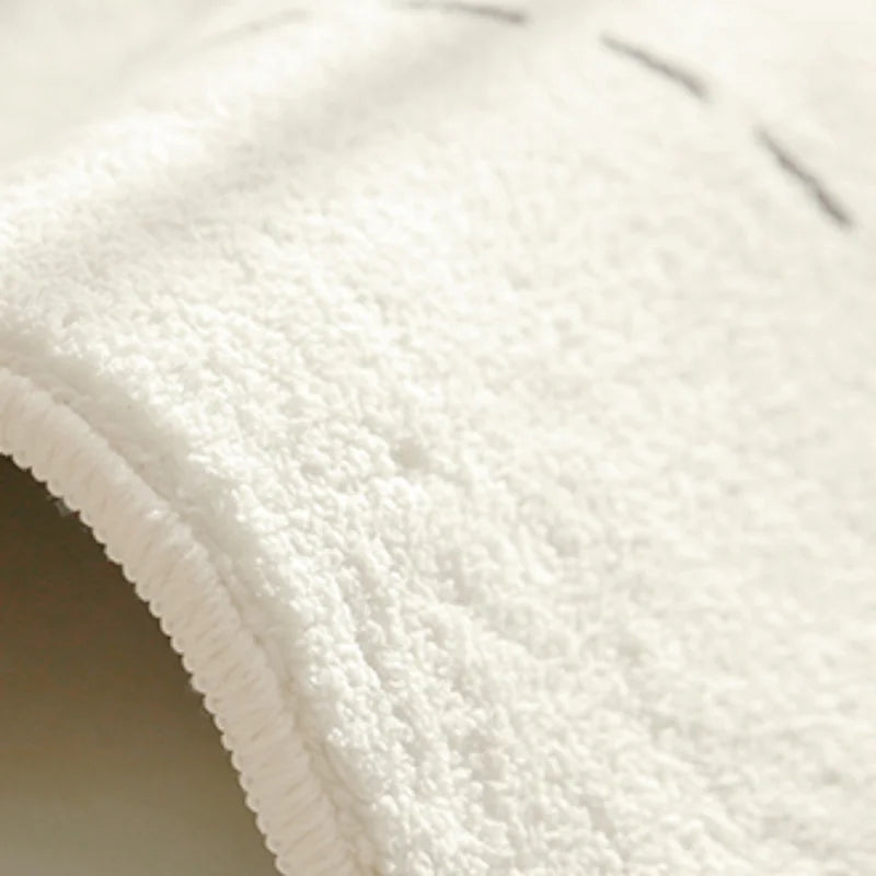 Round Plush Area Rug | Italian Style Design | Qonforta