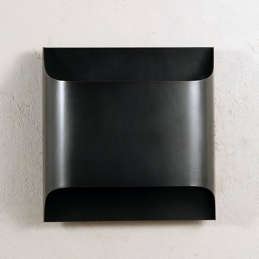 Fluted Brass Wall Sconce | 2 Sizes & Colors | Qonforta