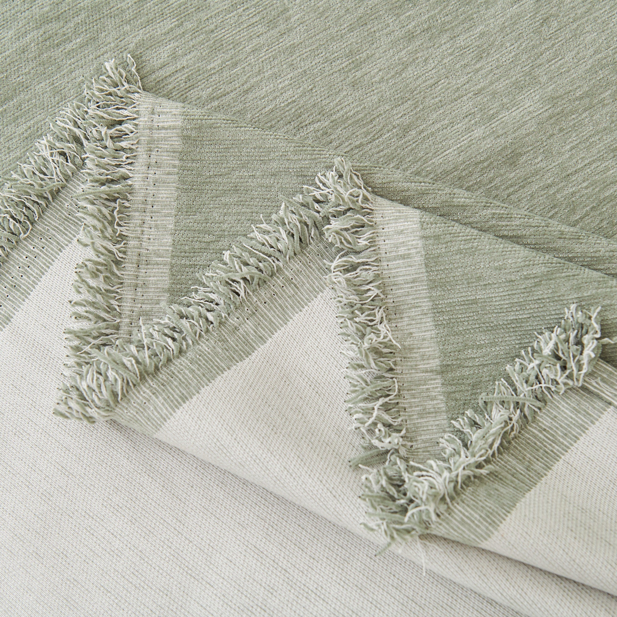 Boho Woven Sofa Cover, Fringed Edge Textile Blend | Washable Furniture Throw | Qonforta
