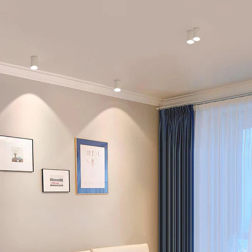 LED Surface Mount Ceiling Spotlight | 2 Colors | Qonforta