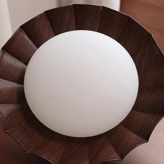 Scallop Petal LED Flush Mount Ceiling Light | 2 Colors | Qonforta