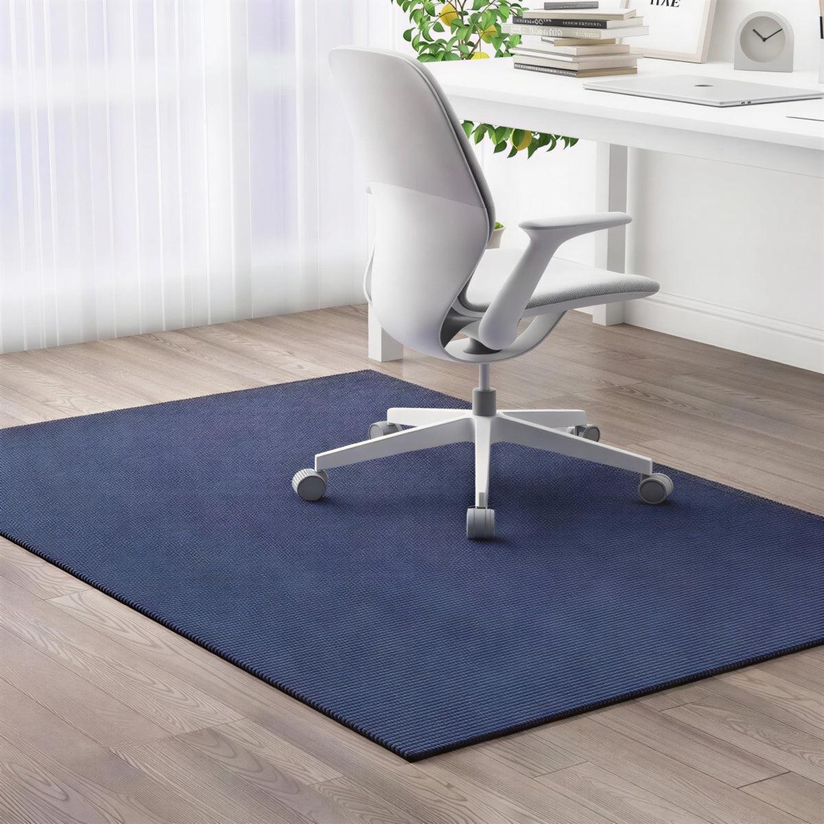Office Chair Floor Mat | Non-Slip Polyester Mat | Qonforta