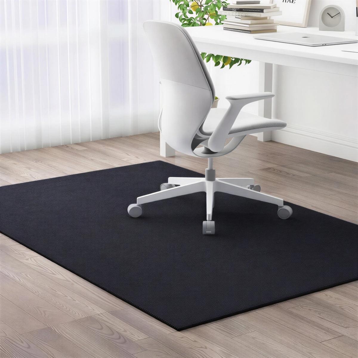 Office Chair Floor Mat | Non-Slip Polyester Mat | Qonforta