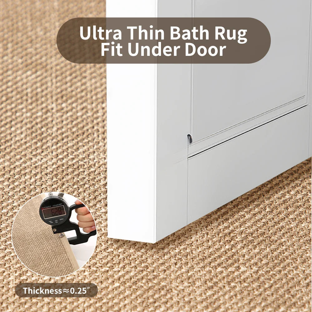 Premium Non-Slip Bathroom Rug | Absorbent Microfiber | Qonforta