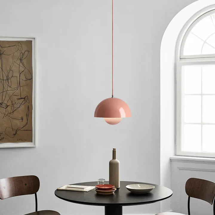 Mushroom Pendant Light | 7 Colors 2 Light Modes | Qonforta