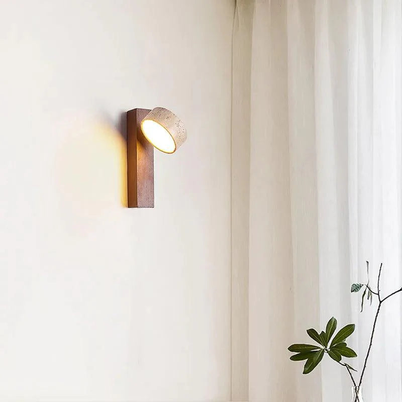 Marble Wall Sconce G9 LED Wabi-Sabi – 2 Wood Finishes | Qonforta