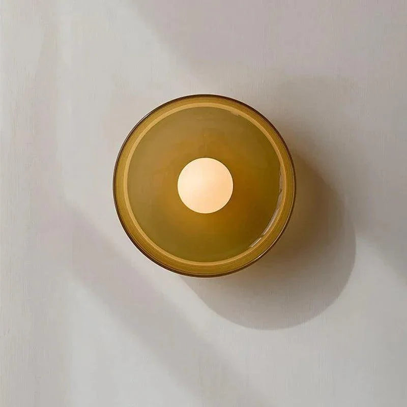 Glass Flush Mount Ceiling Light – 3 Colors, 2 Sizes | Qonforta