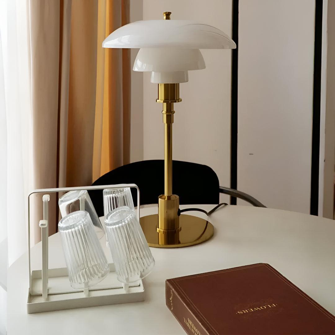 Mushroom Table Lamp | Scandinavian Modern | Qonforta