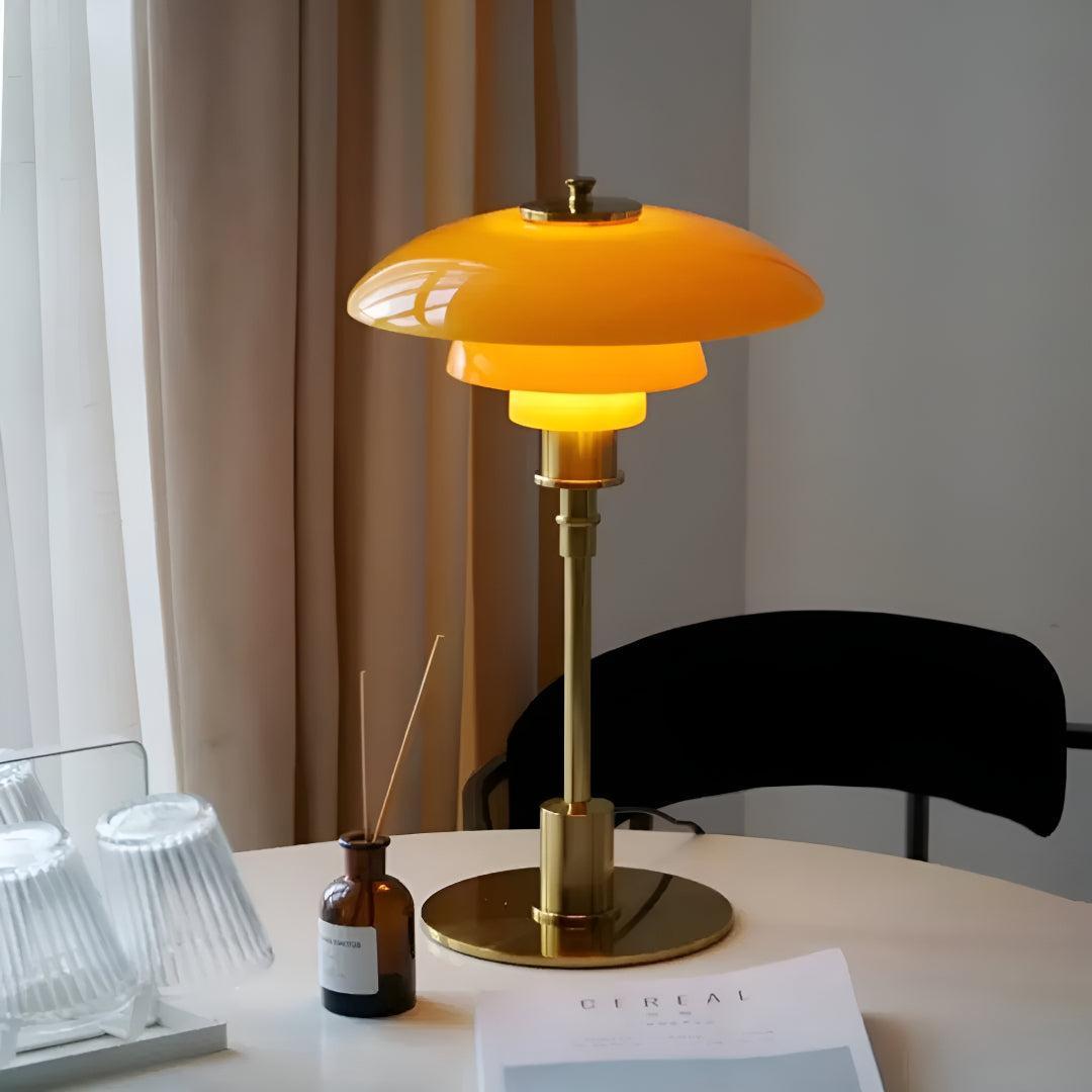 Mushroom Table Lamp | Scandinavian Modern | Qonforta