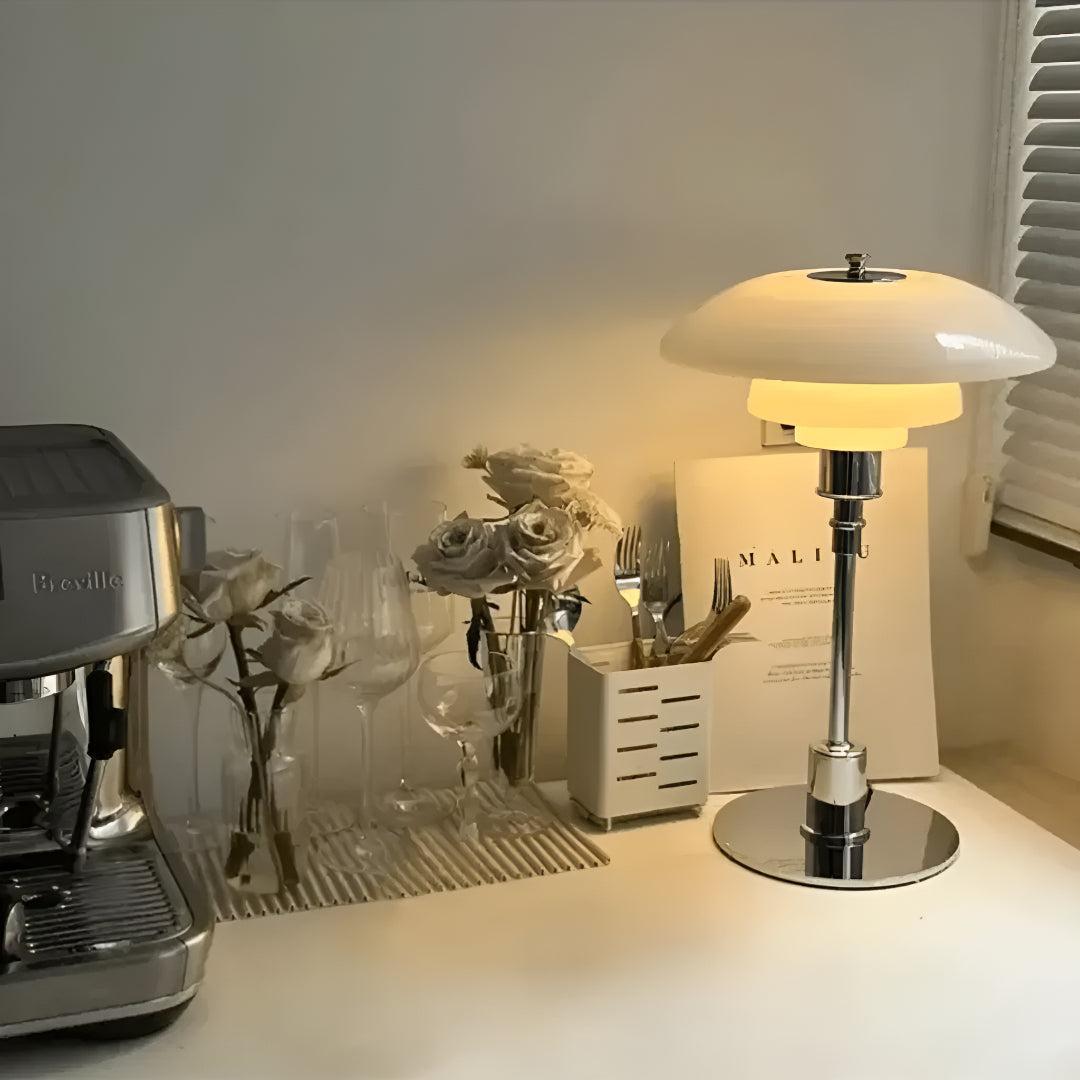 Mushroom Table Lamp | Scandinavian Modern | Qonforta