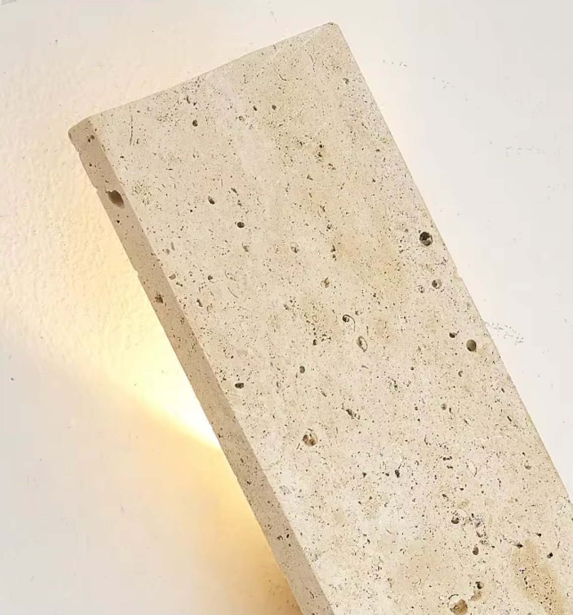Natural Stone Outdoor Wall Sconce | Waterproof LED | Qonforta