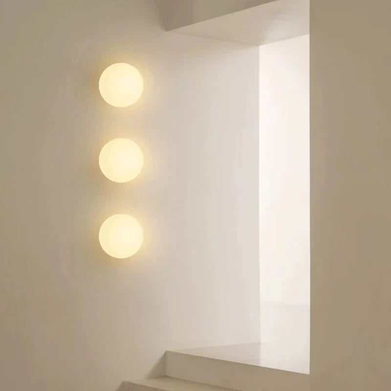 Glass Stone Wall Sconce G9 LED Warm White – 4 Sizes | Qonforta